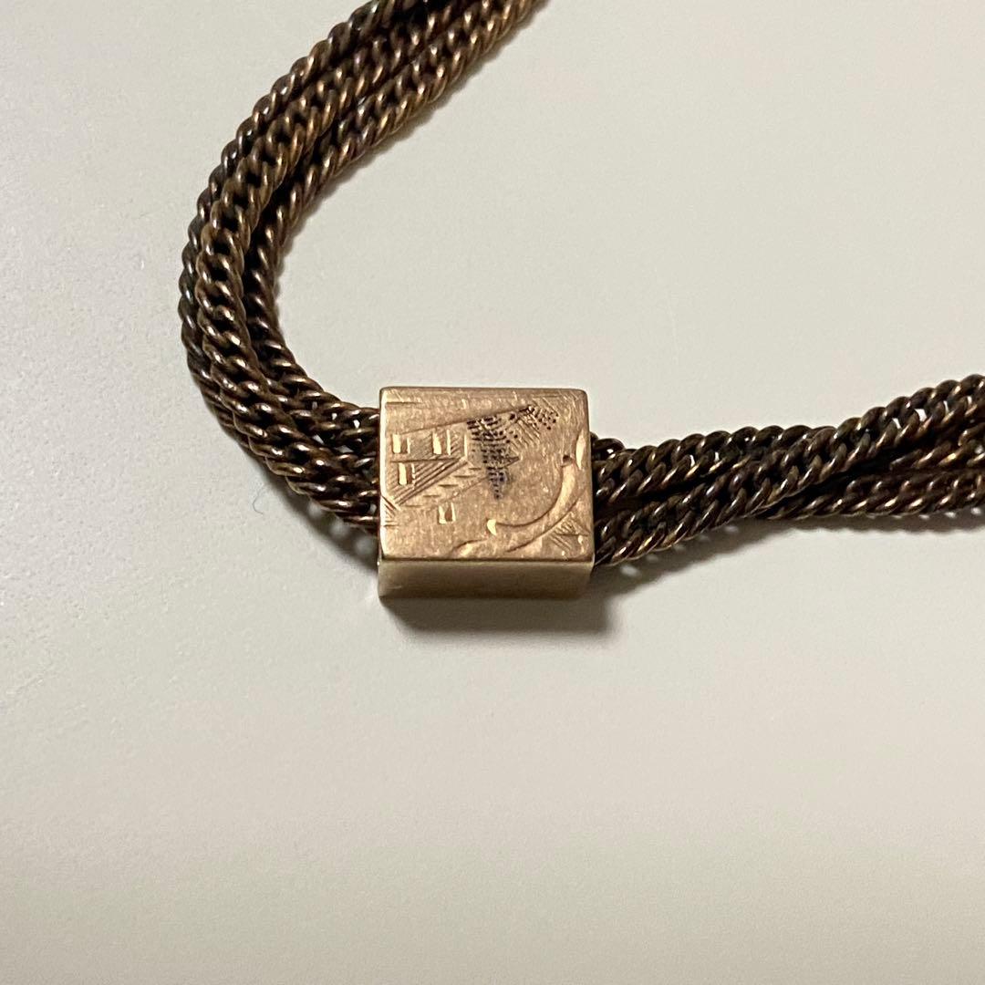 アンティーク　懐中時計　チェーン　米国　アメリカSimmons