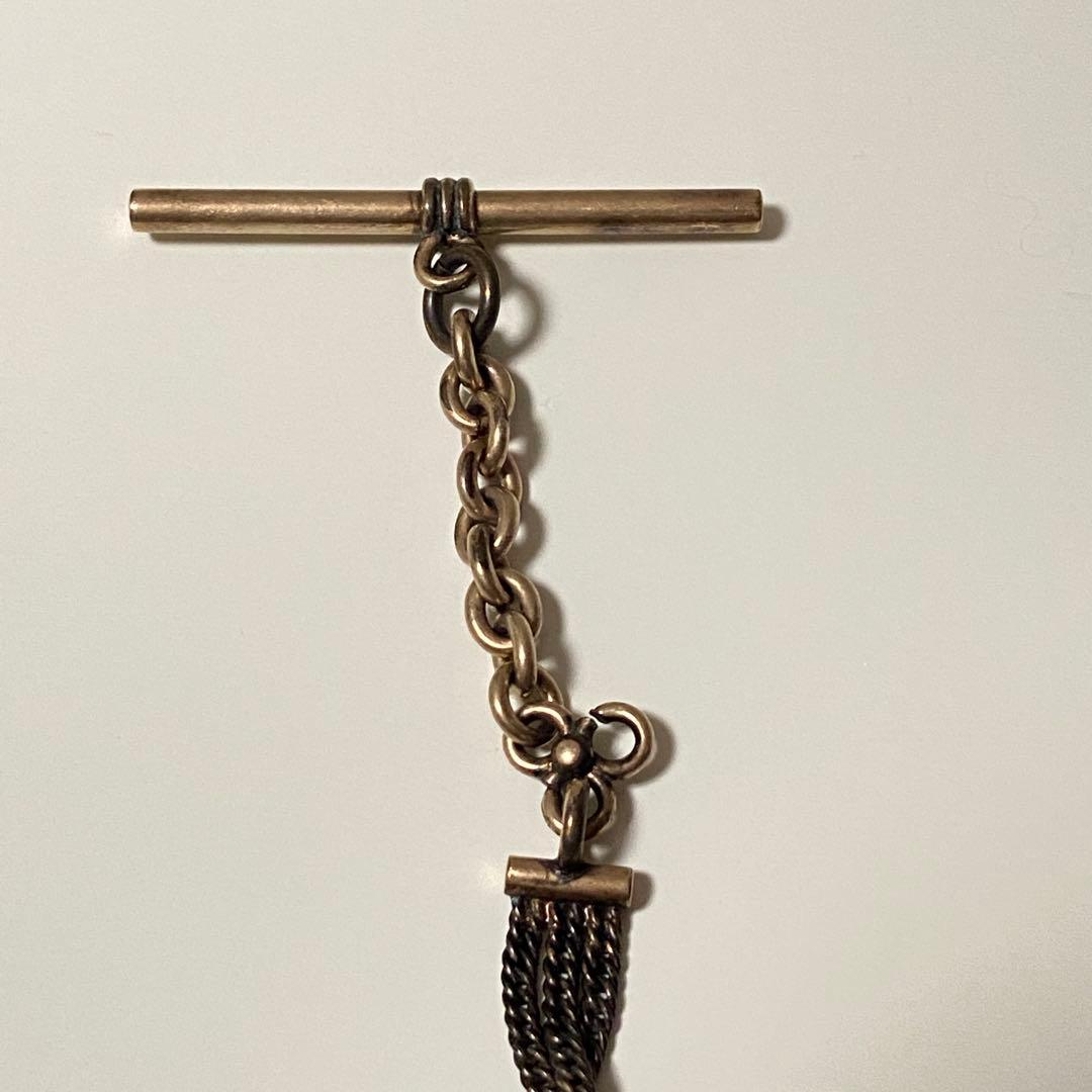 アンティーク　懐中時計　チェーン　米国　アメリカSimmons