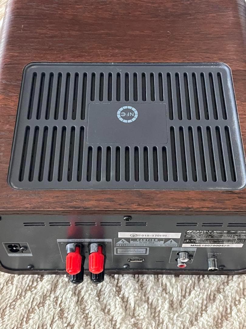 SANSUI CDステレオシステム SMC-300BT 通電のみ確認