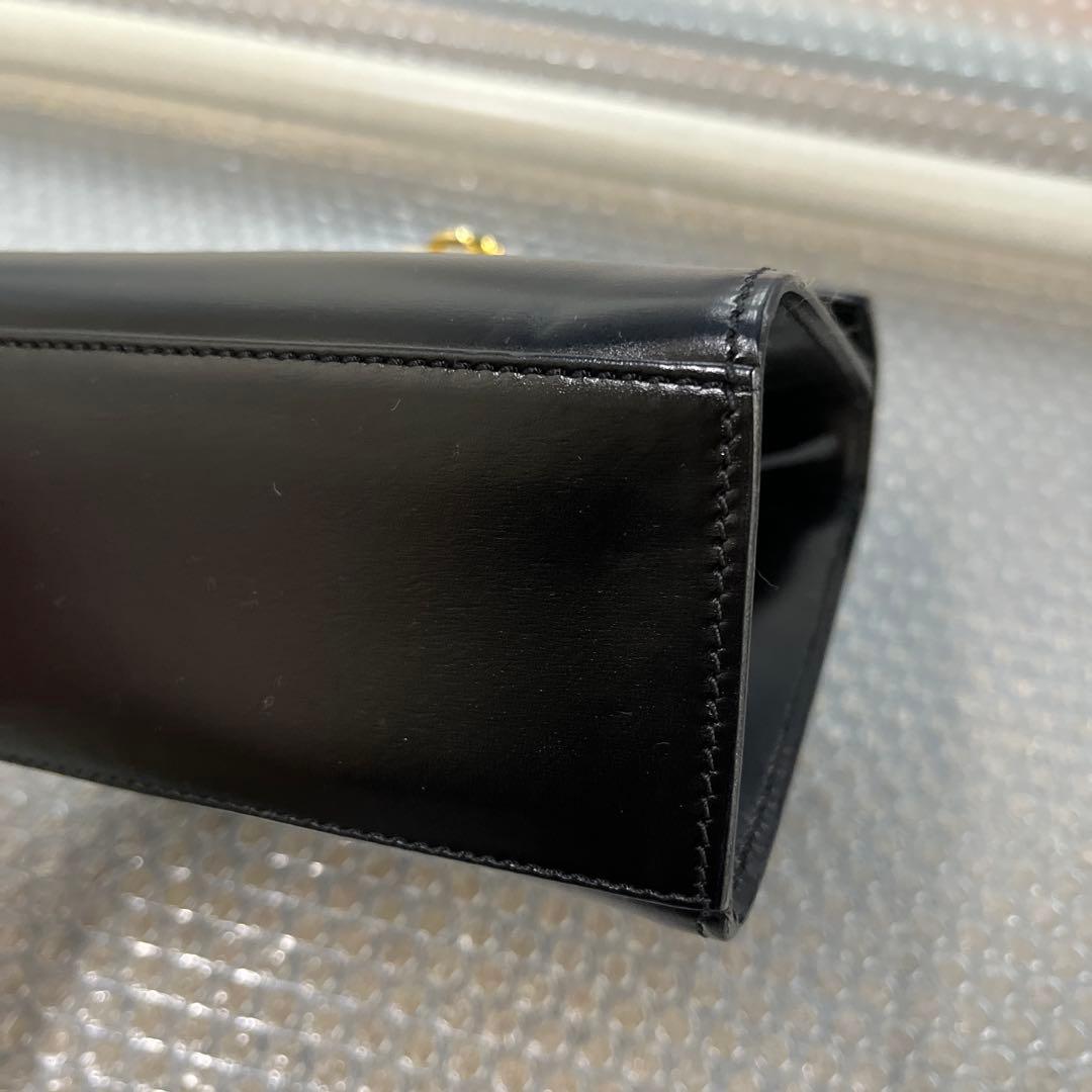 ⭐*️様 美品 CELINE ブラックレザー ハンドバッグ　現状品
