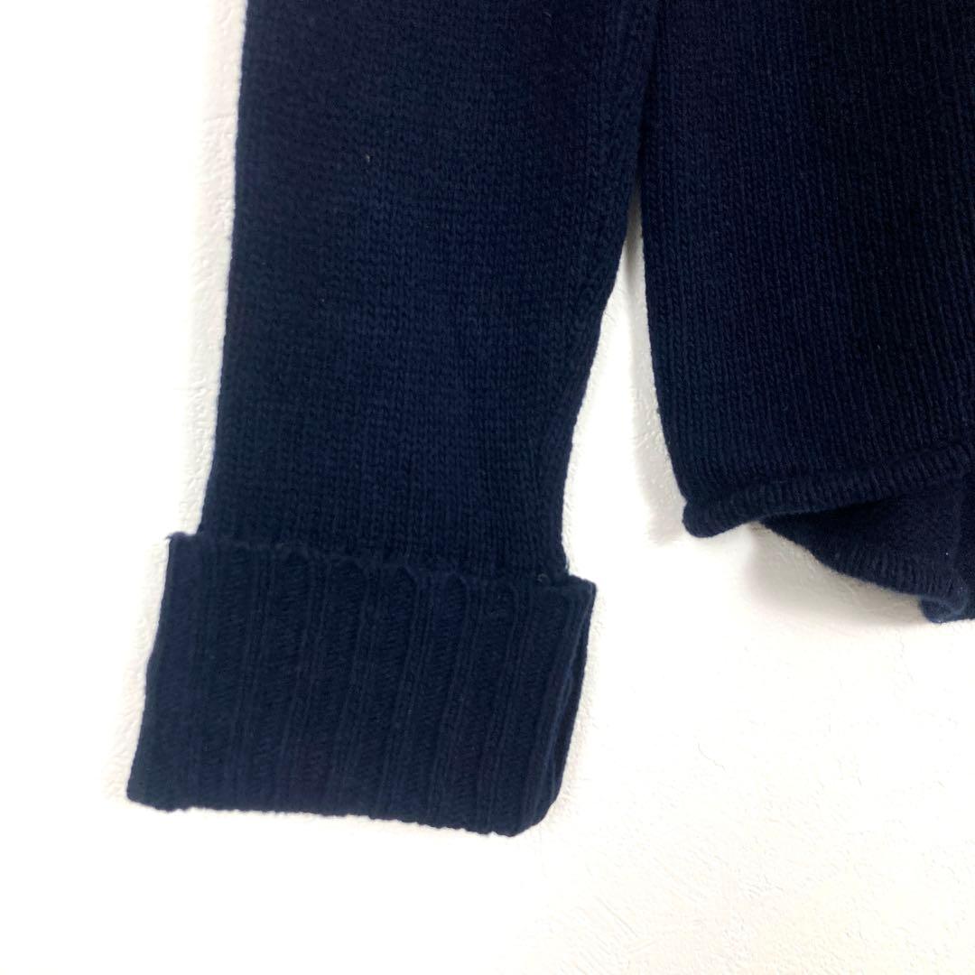 美品✨EMPORIO ARMANI ネイビー ニット L