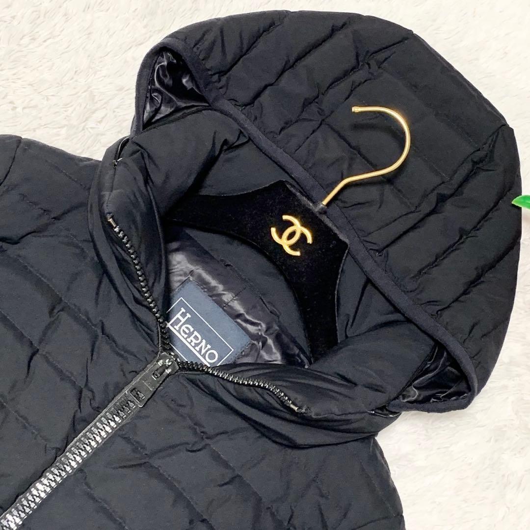 HERNO ヘルノ LAMINAR WINDSTOPPER ダウンコート 黒