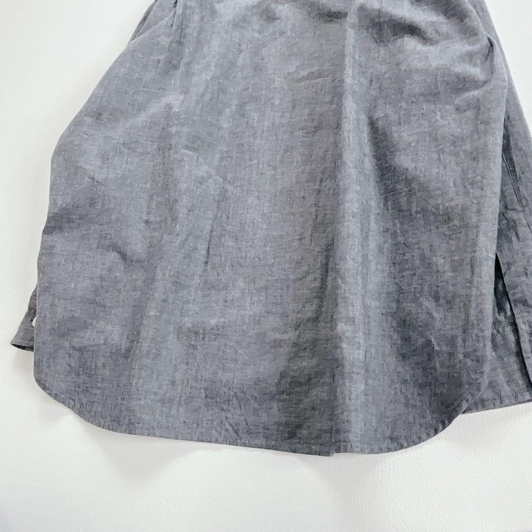 24年モデル✨MHL. バンドカラー　シャツ　コットン　長袖