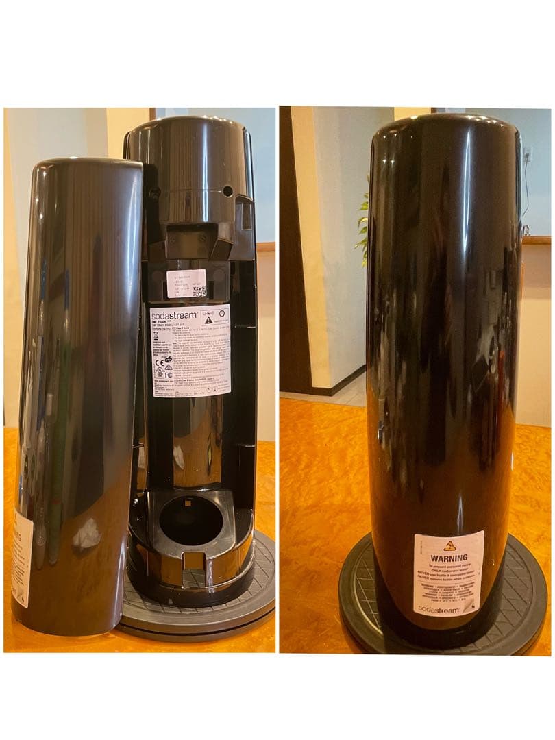 Sodastream E-TERRA ガスシリンダー2本　未使用1Lボトル付き