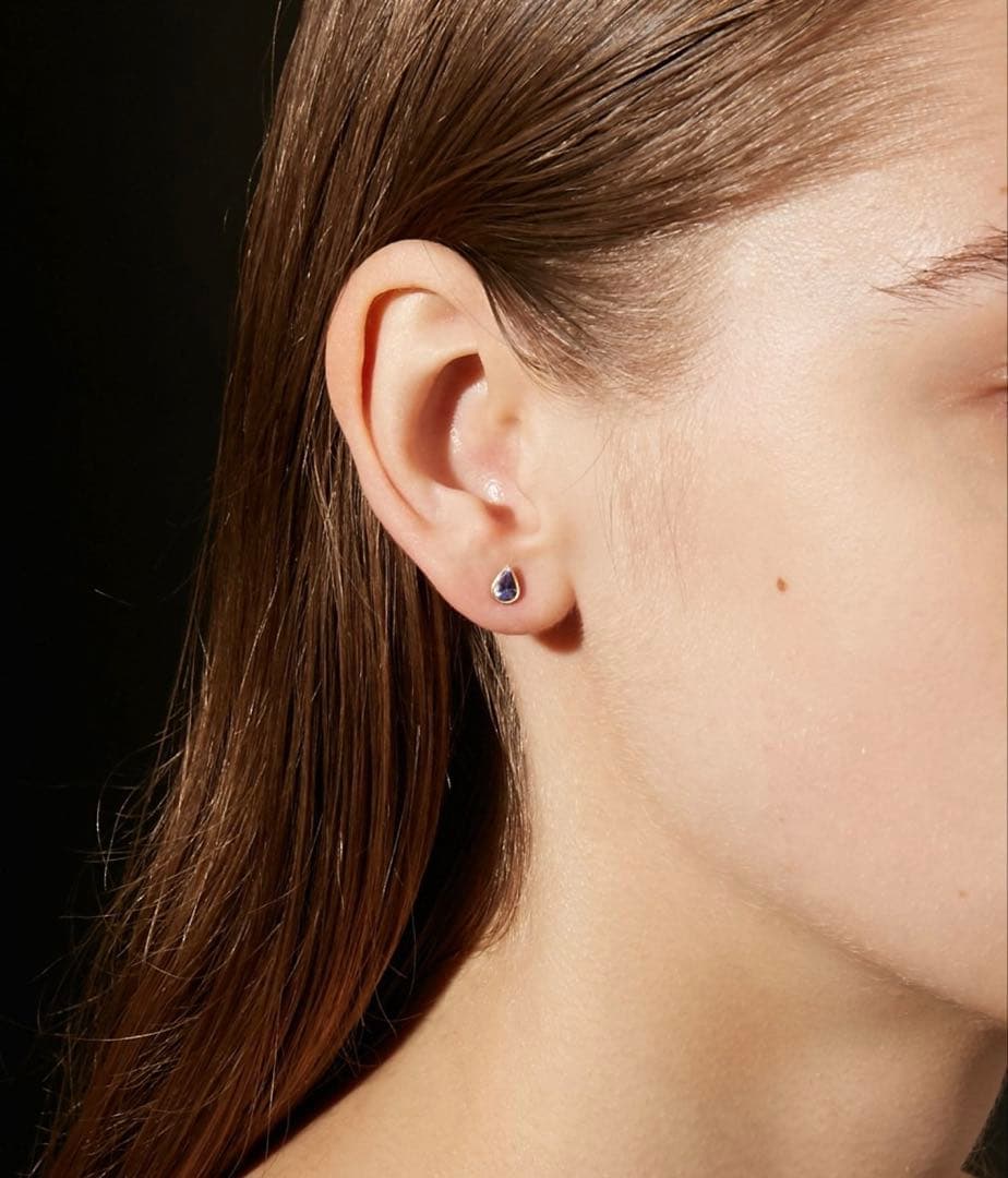 アルティーダウード　スタッドピアス　K10 タンザナイト(片耳用)