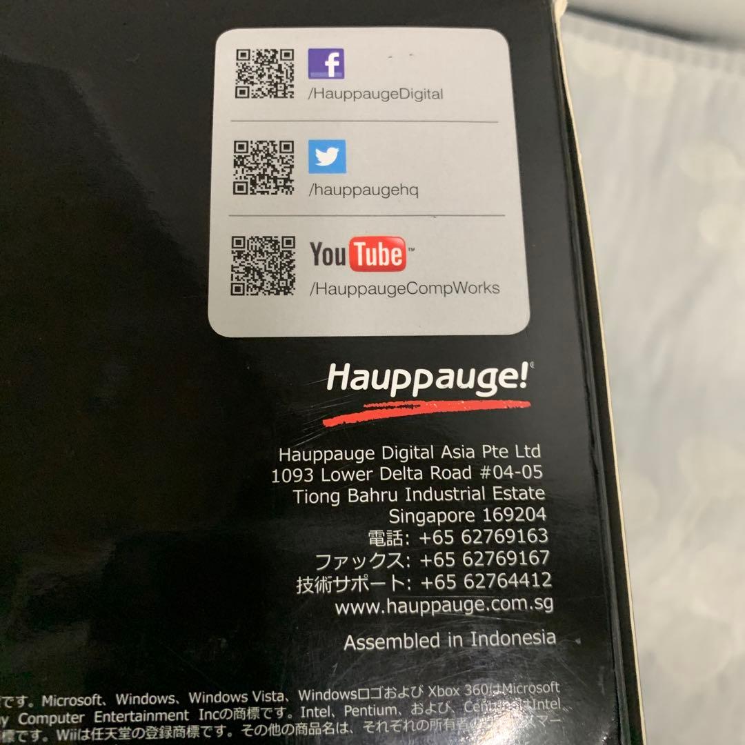 HAUPPAUGE USB接続式 ハイビジョンキャプチャーユニット