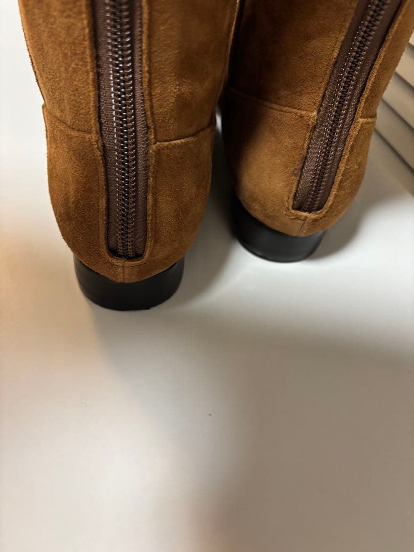 ☆新品、未使用☆ダイアナ　ニーハイスエードブーツ　23.5センチ　キャメル