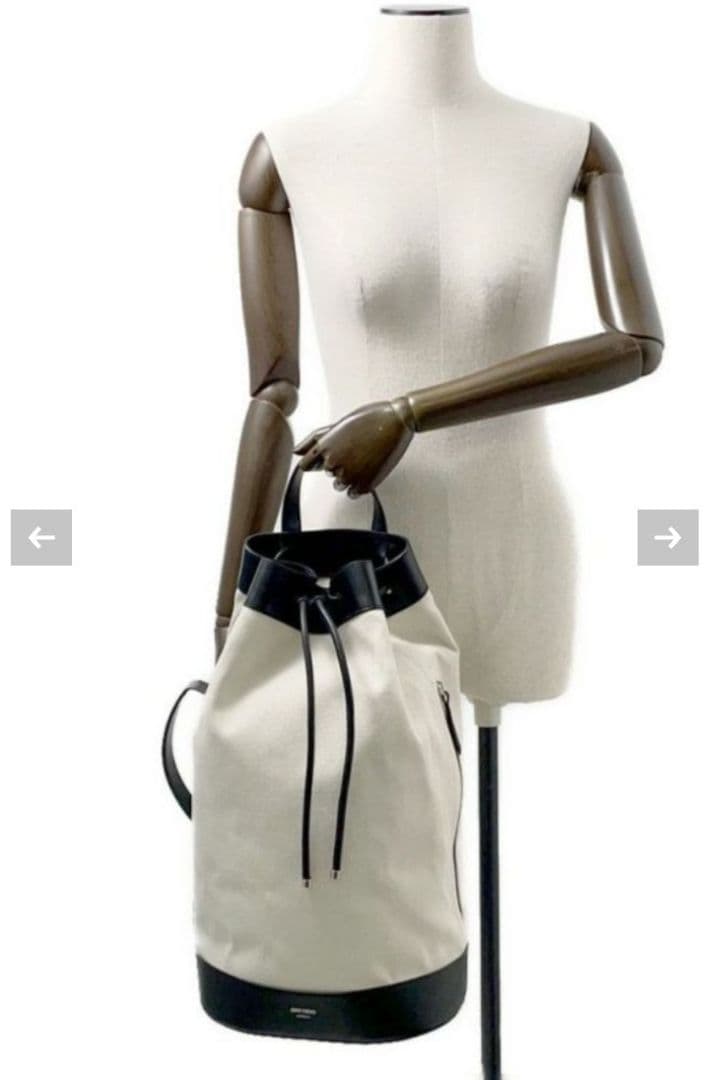 ジミーチュウ エヴァン バックパック リュックサック 巾着式 美品　期間限定値下