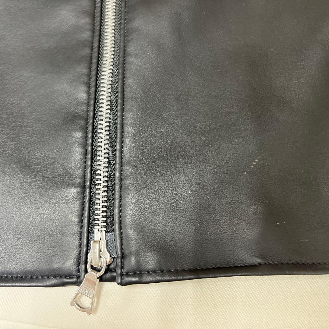 BEAMS HEART シングルライダースジャケット XL ブラック J58