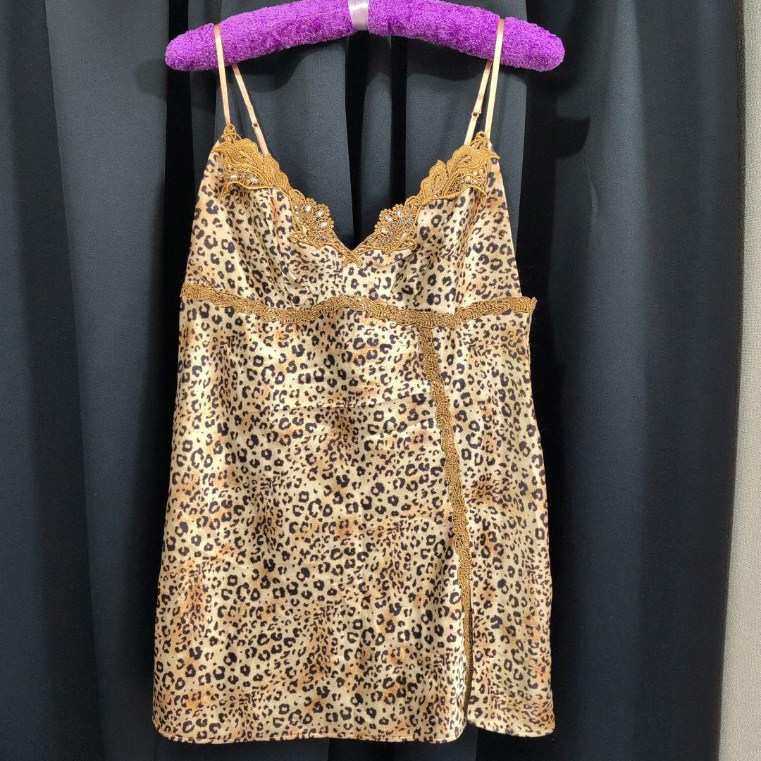 新品　サルート　ヒョウ柄　キャミソールL　レア