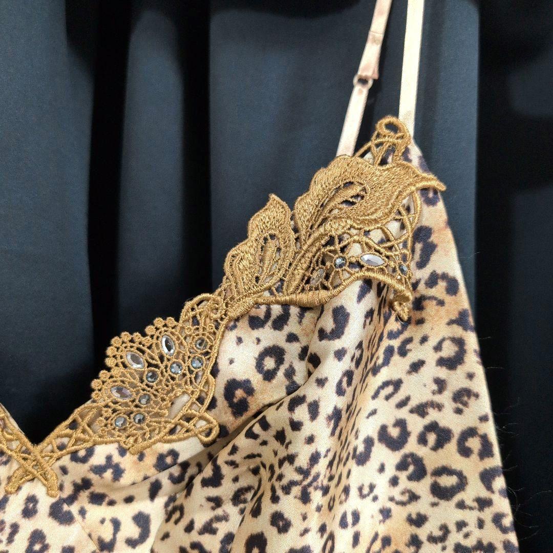 新品　サルート　ヒョウ柄　キャミソールL　レア