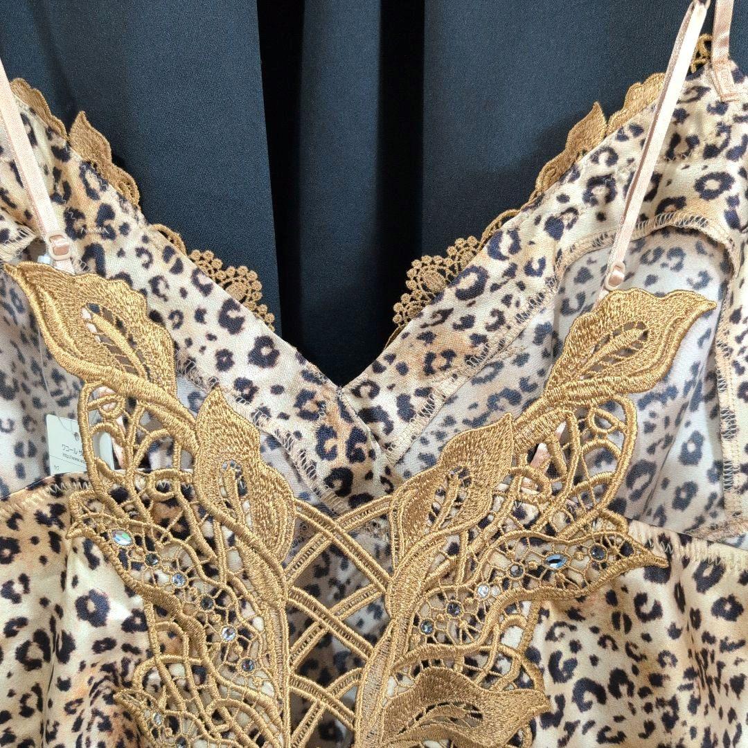新品　サルート　ヒョウ柄　キャミソールL　レア