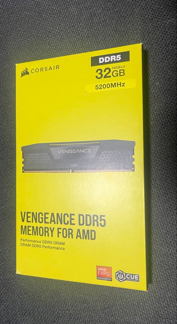 動作確認済みCorsair DDR5 32GB 5200MHz