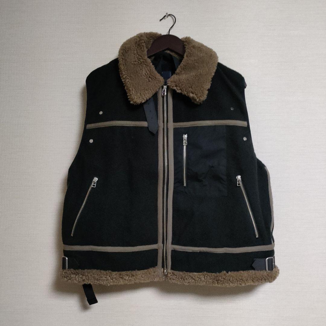 meanswhile ミーンズワイル レトロフリースメルトン B3ジャケット 2