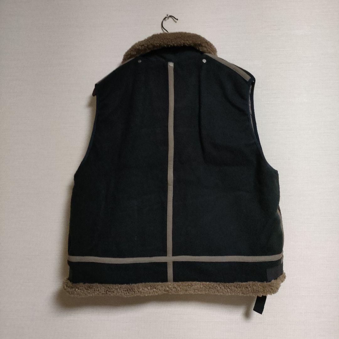 meanswhile ミーンズワイル レトロフリースメルトン B3ジャケット 2