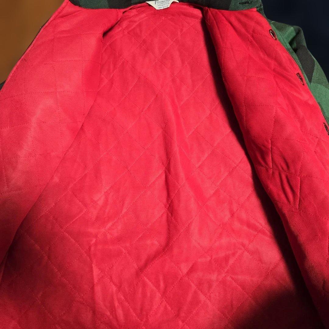 80年代　Frostproof　フロストプルーフ　ネルシャツ　キルティング　古着