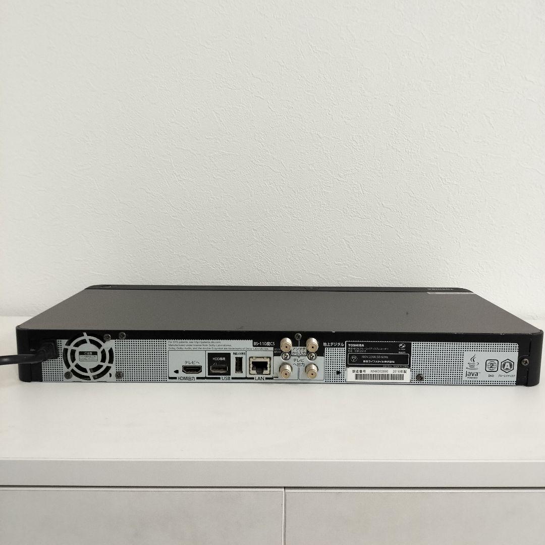 TOSHIBA ブルーレイレコーダー DBR-Z610 リモコン付き