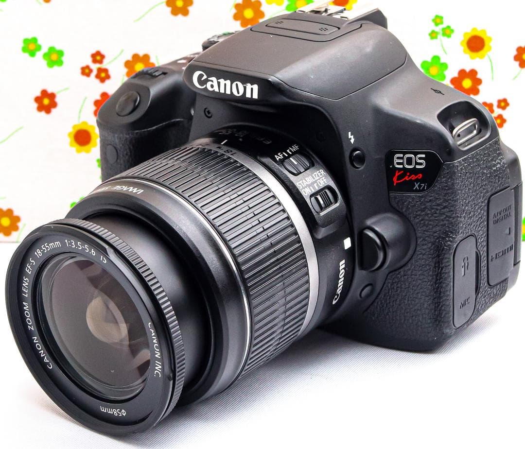 キャノン Canon EOS Kiss X7i☆高性能映像機能！☆スマホに転送☆