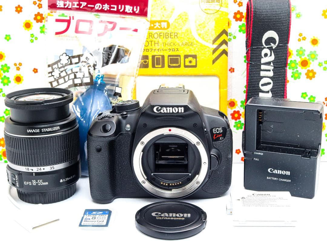 キャノン Canon EOS Kiss X7i☆高性能映像機能！☆スマホに転送☆