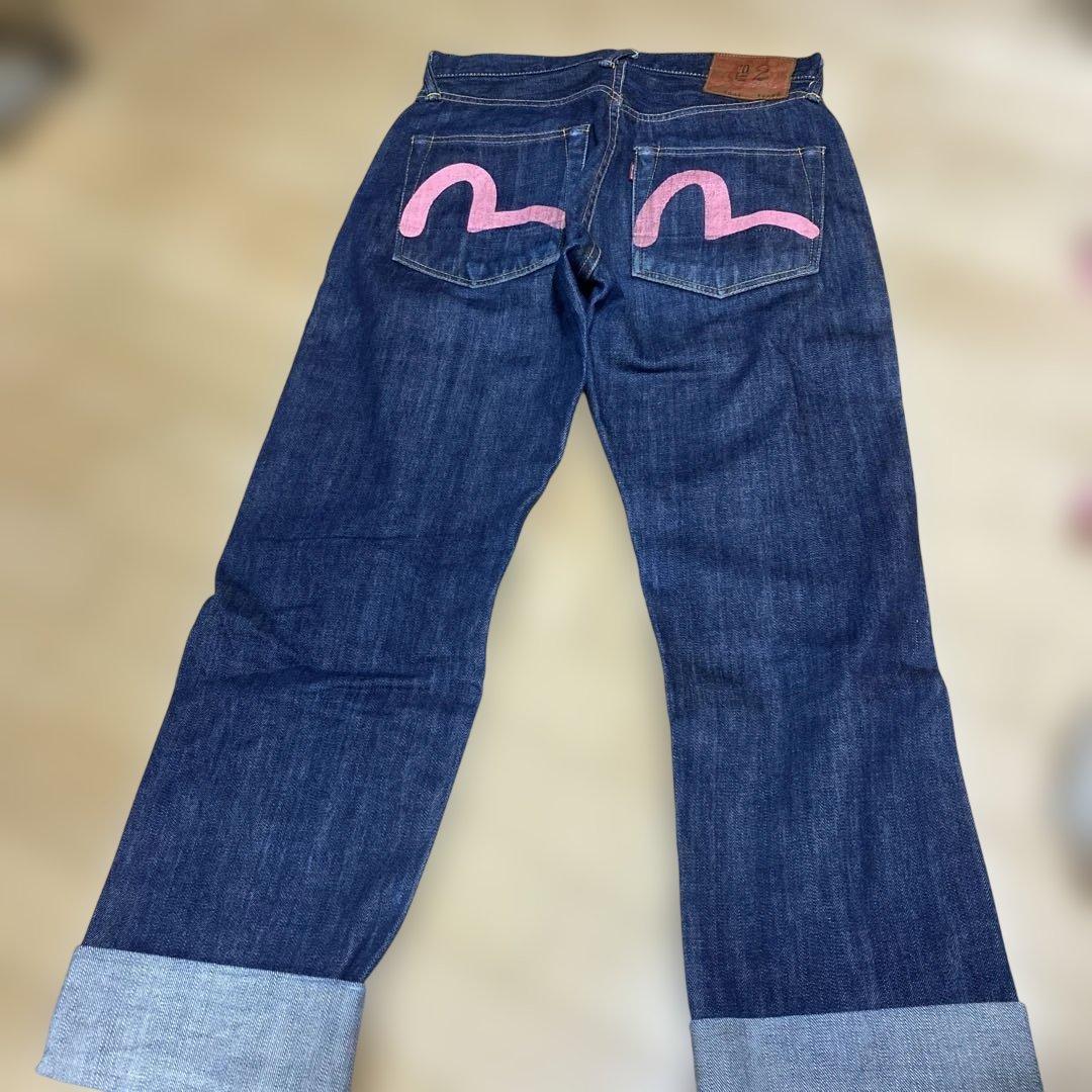Evisu パンツピンクカモメ