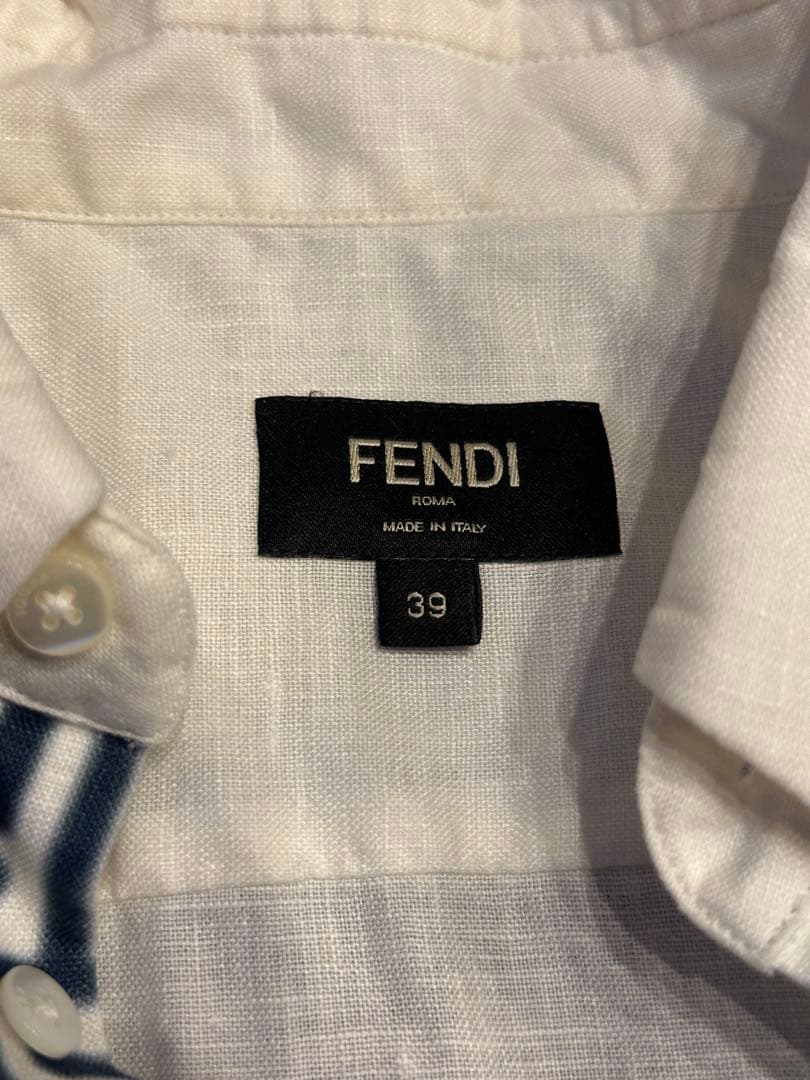 FENDIフェンディ　メンズ 長袖 シャツ39（M）