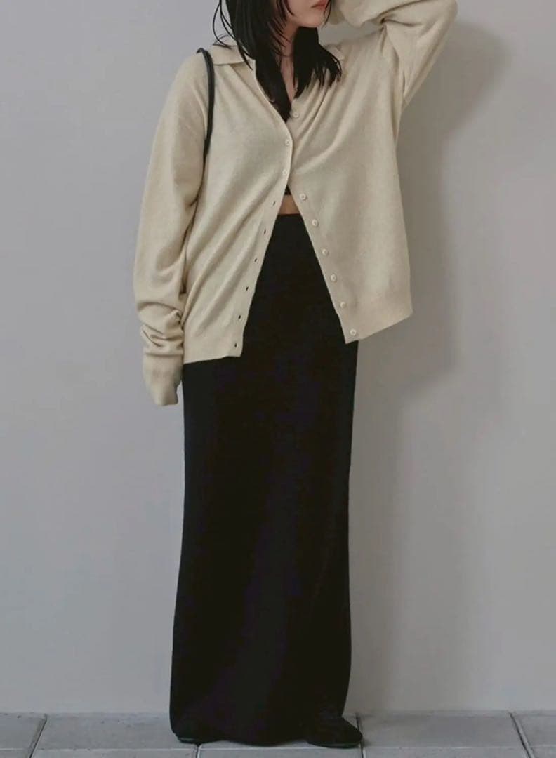 TODAYFUL Raccoon Knit Cardigan クリーム