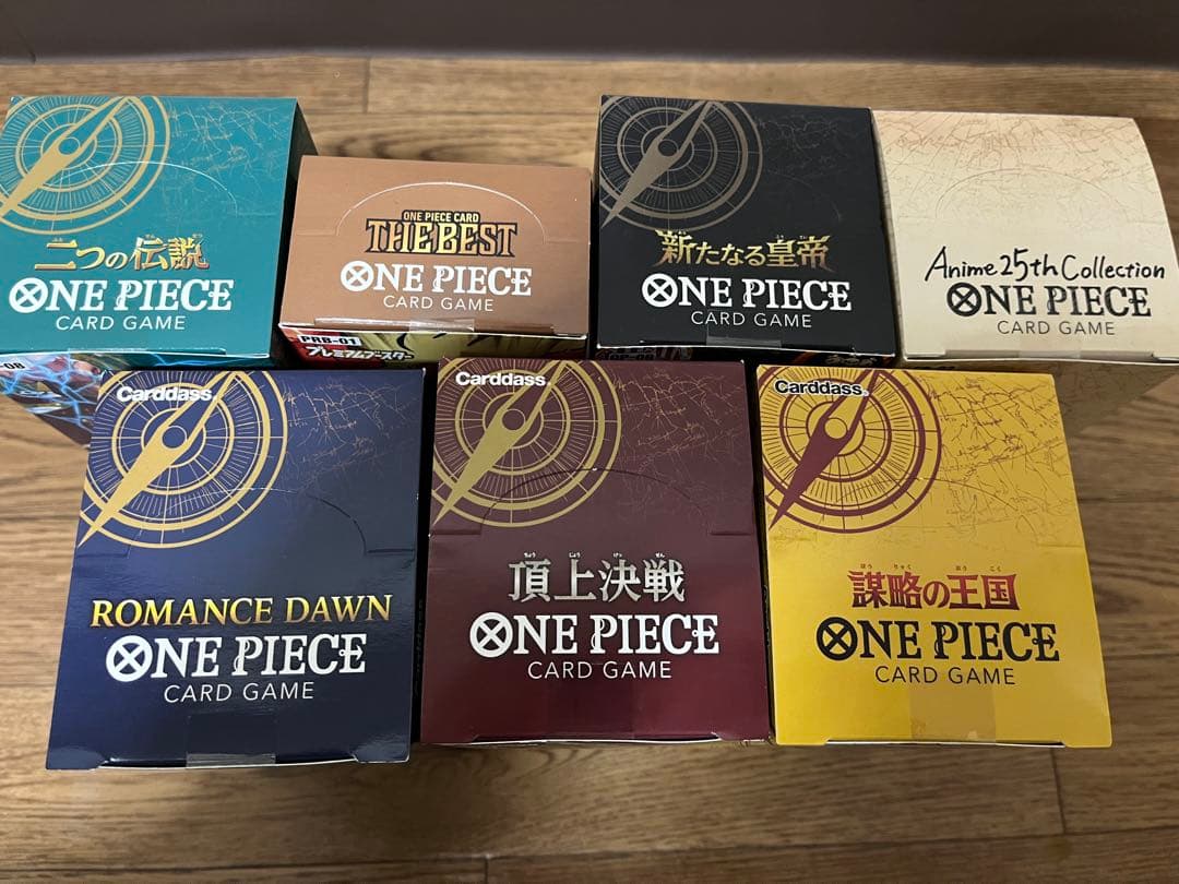 【テープ付き未開封】ワンピース カード　7種box