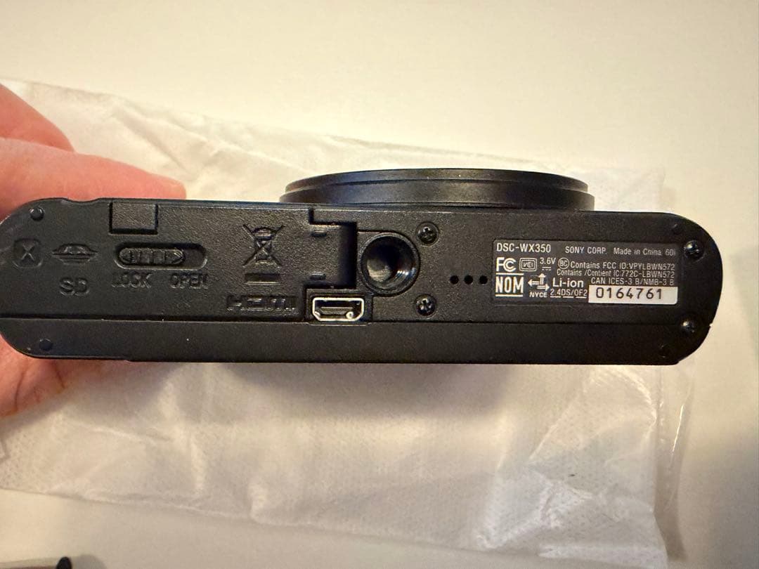 【美品】 SONY Cyber-shot DSC-WX350 POTERケース