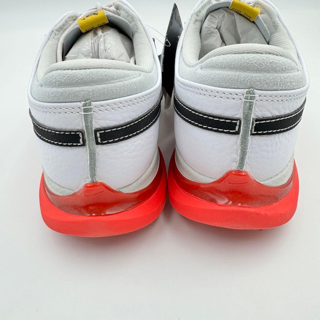 新品✨Nike ゴルフシューズ　白色　赤色　24.5cm
