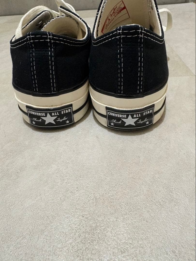 【美品】コンバース CT 70 チャックテイラー25.5cm 箱有ブラック