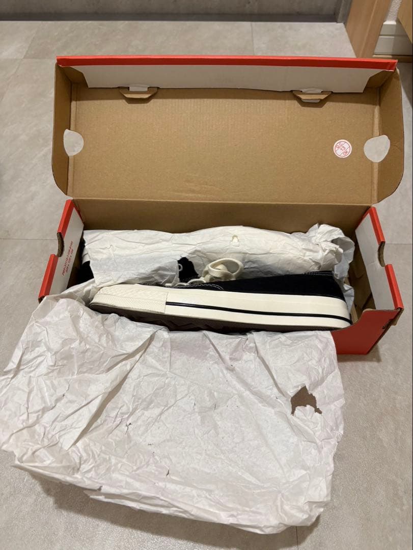 【美品】コンバース CT 70 チャックテイラー25.5cm 箱有ブラック