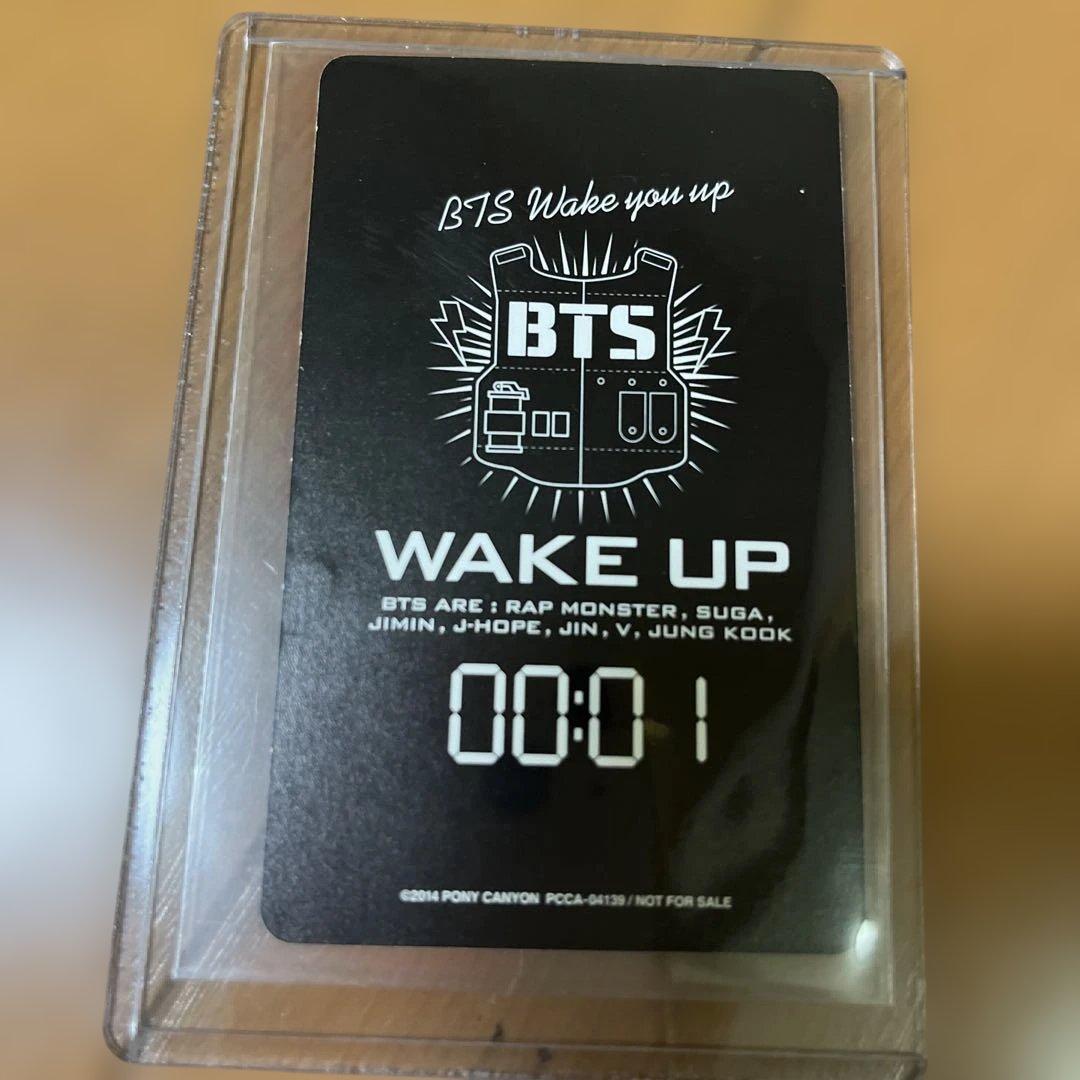 BTS 日本 アルバム　Wake Up 初回限定　ランダム　トレカ　ユンギ