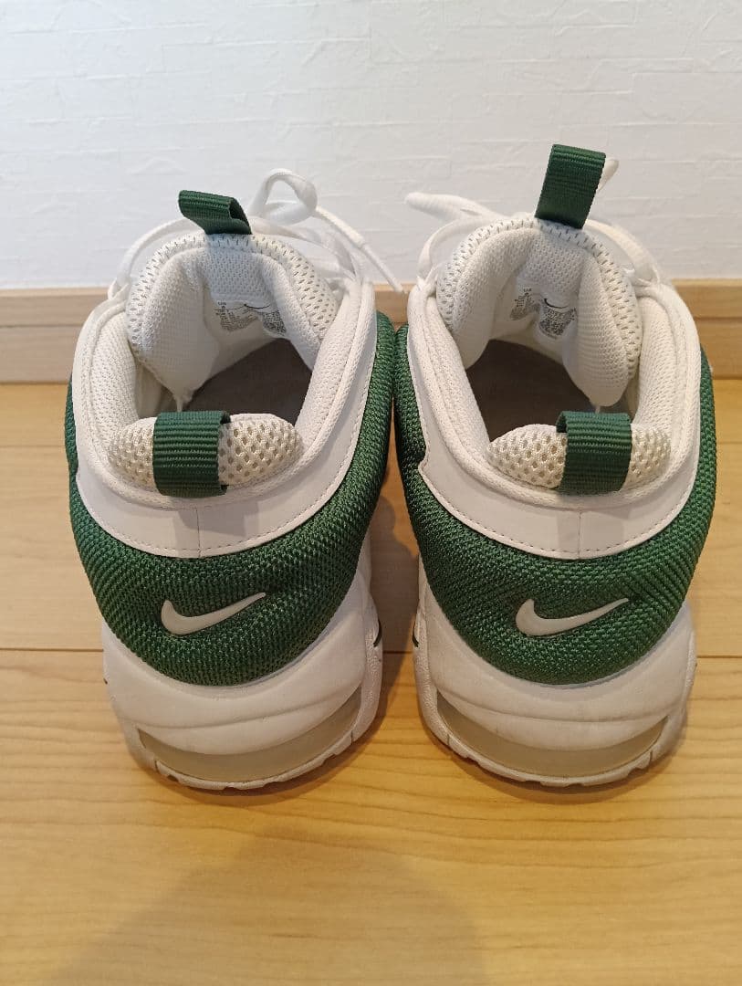 さ*ま様 【美品】ナイキ　エア　モアアップテンポ　ＬＯＷ　グリーン　26cm　モ