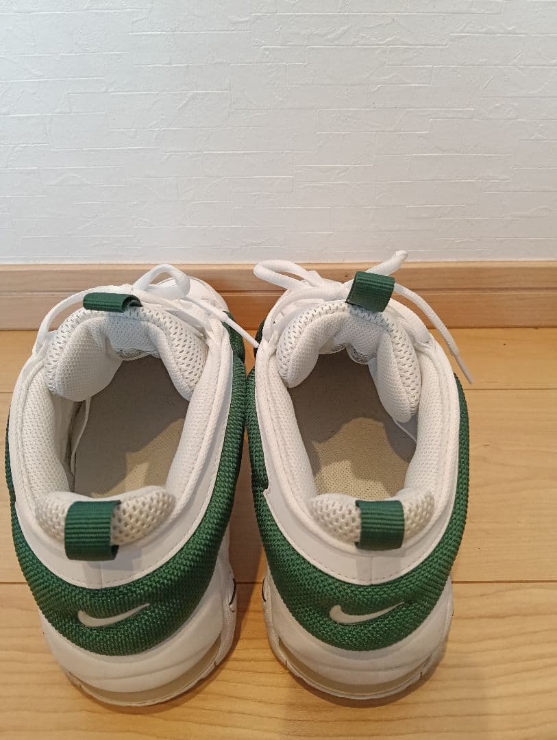さ*ま様 【美品】ナイキ　エア　モアアップテンポ　ＬＯＷ　グリーン　26cm　モ