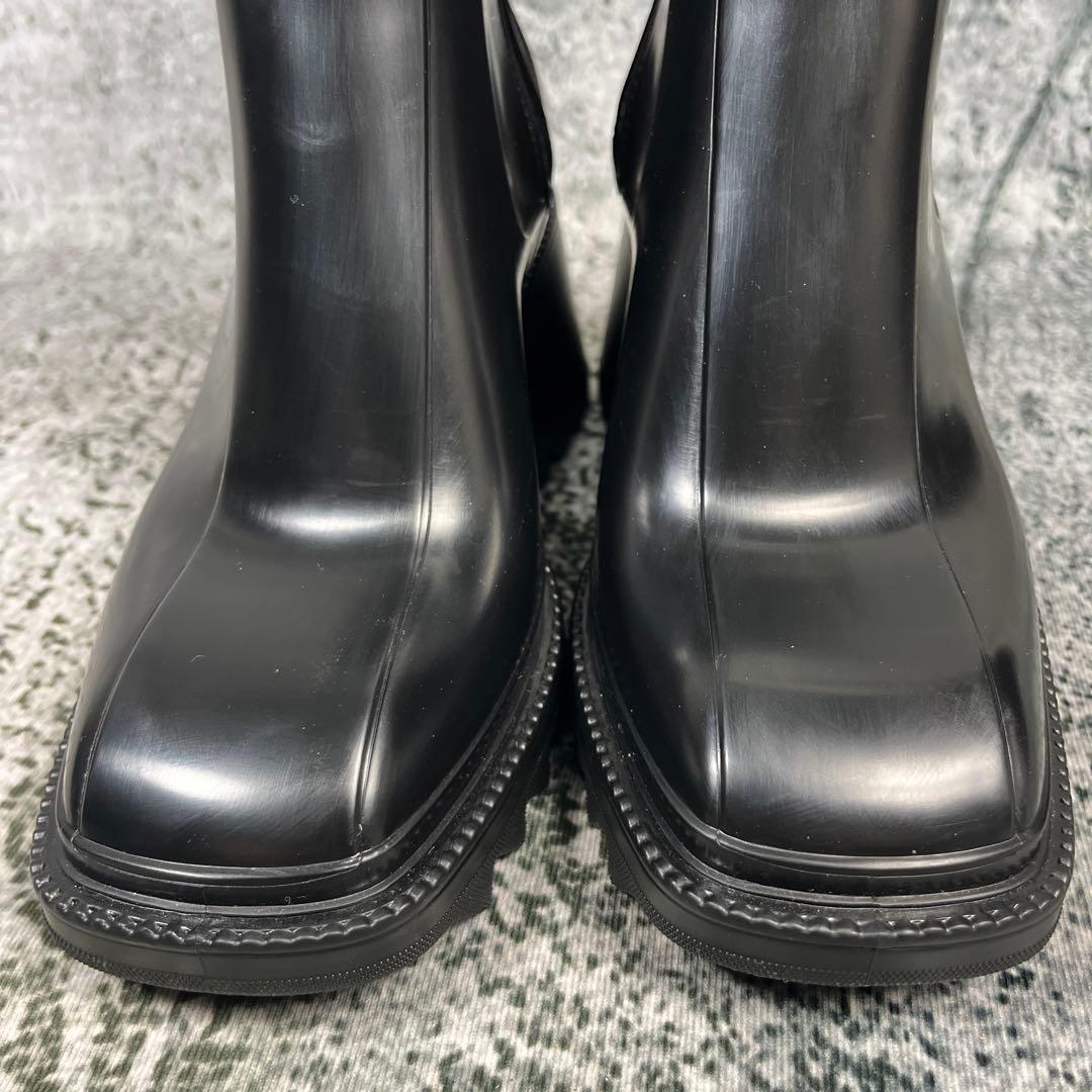 Chloé ブラックラバーブーツ レインブーツ