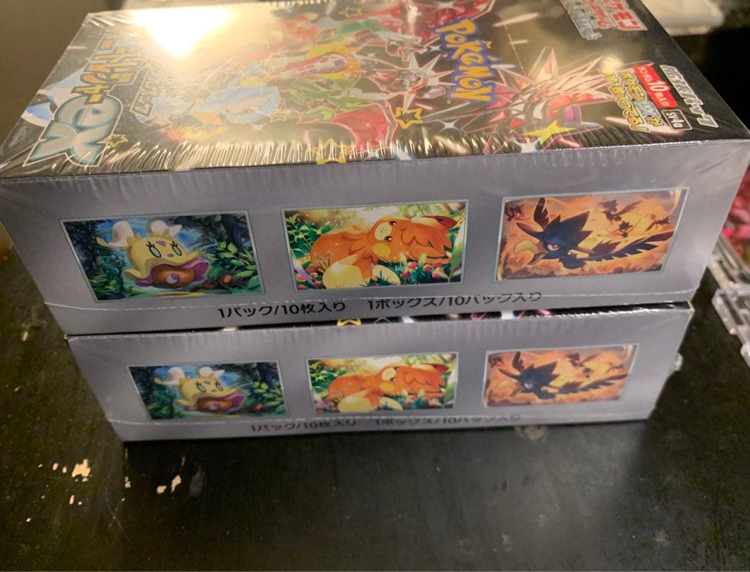 ポケモンカードゲーム シャイニートレジャーex シュリンク付き　ポケセン産未開封