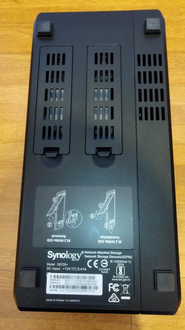 Synology DiskStation DS720+ 中古品