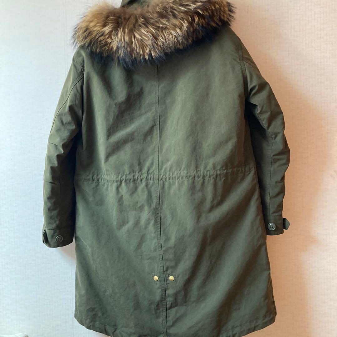 スピックアンドスパン　ファー付きモッズコート