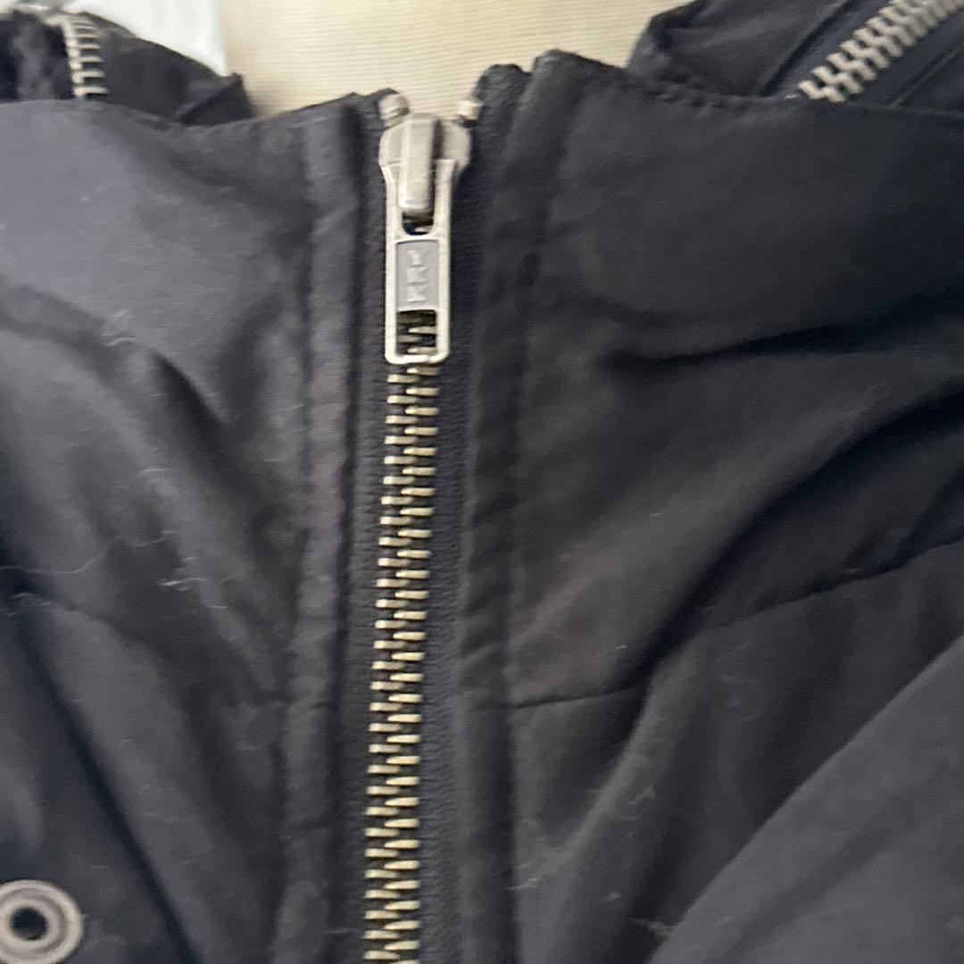 平成ギャル y2k archive ダークグランジ ファーフード モッズコート