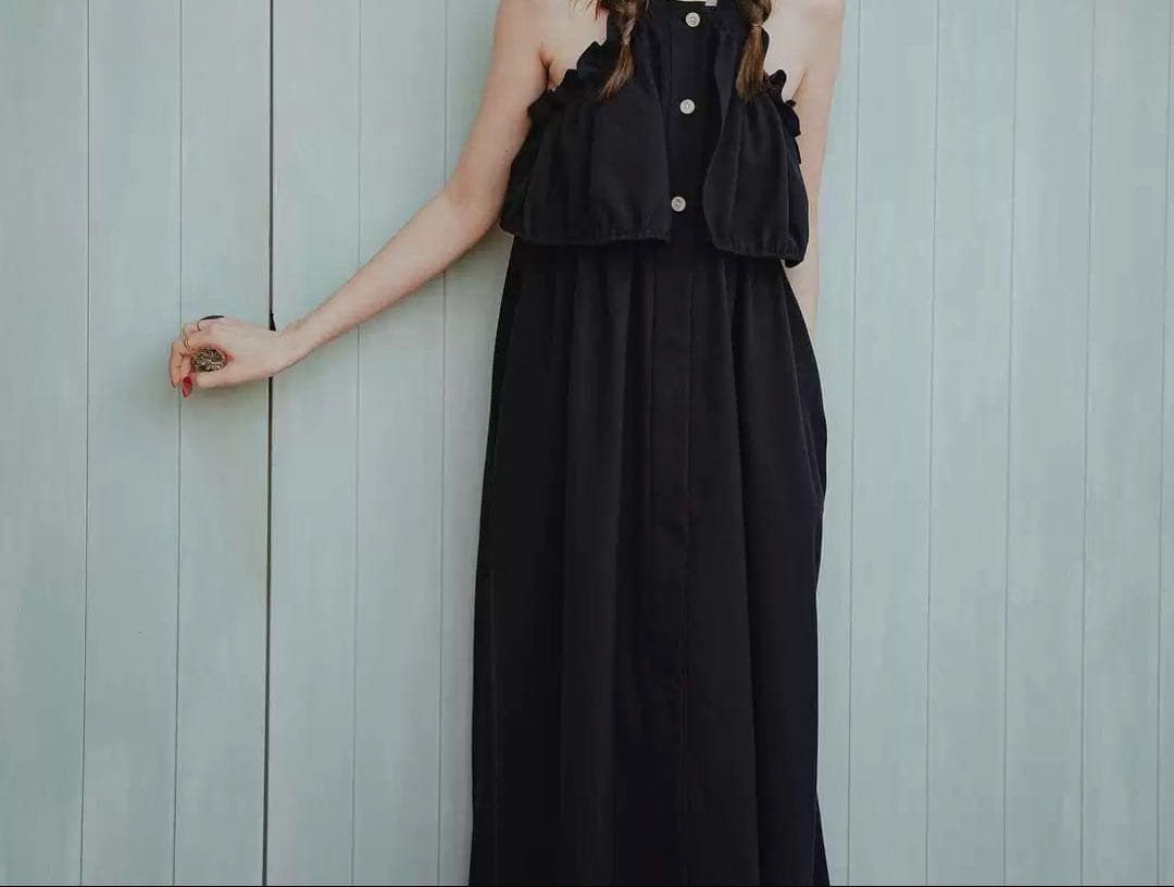 ♡　ネイビーワンピース