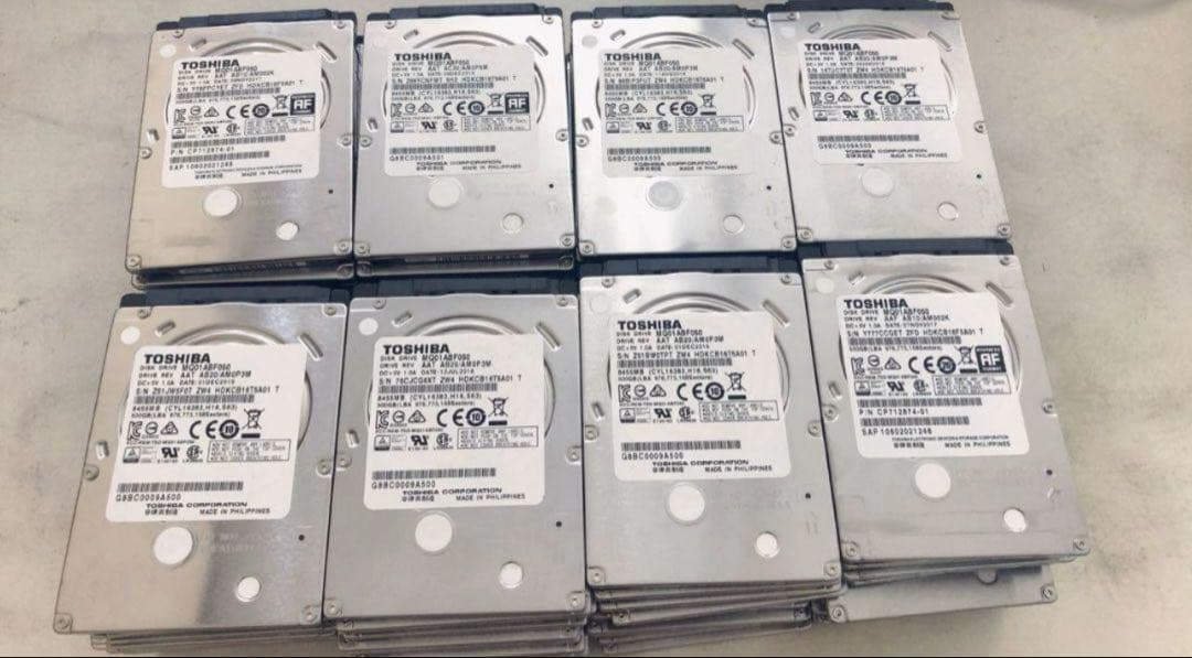 東芝　HDD 2.5インチ　500GB 100点セット