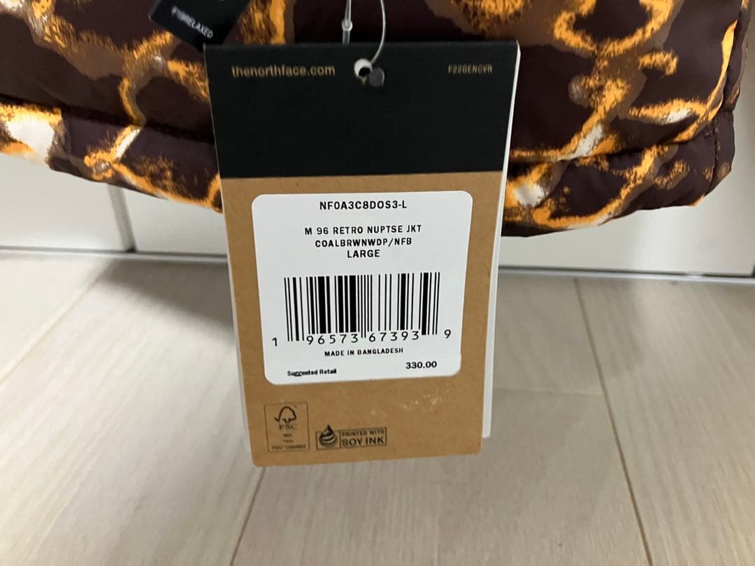 THE NORTH FACE ヌプシジャケット　US Ｌサイズ　日本XL相当