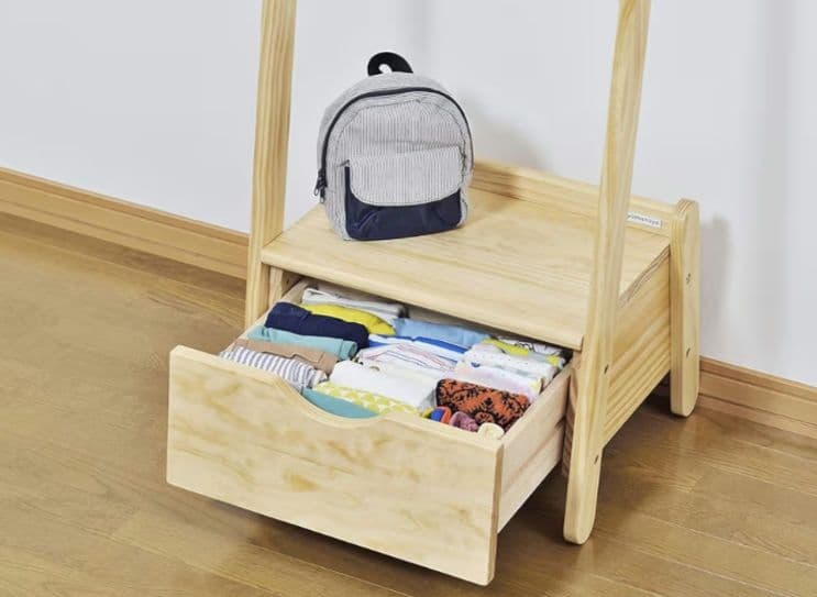 【新品未開封】大和屋　ノスタ　キッズハンガーラック　小物収納