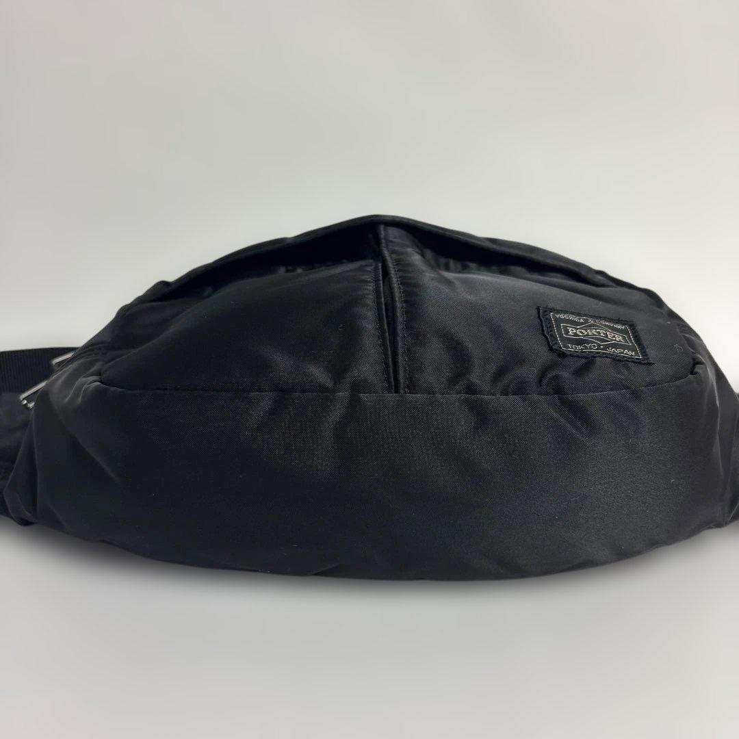 美品✨HEAD PORTER TANKER オーバルウエストバッグ ブラック