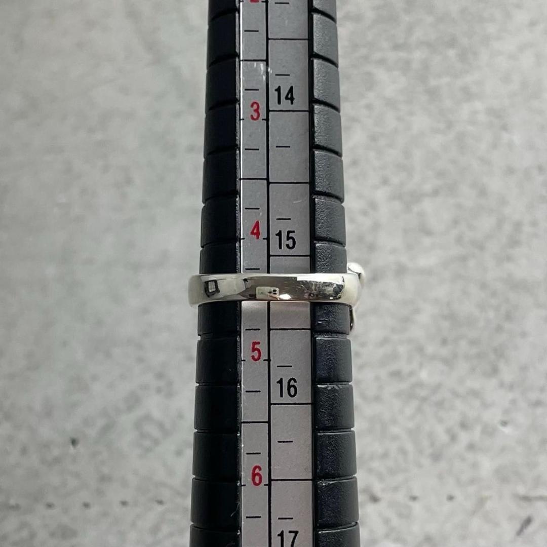 ティファニー 8号 ボウ リボン コンビ リング 925 750 WS5fe