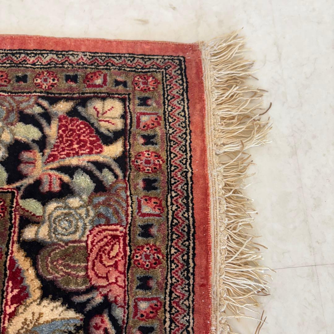 ペルシャ絨毯　コム産　シルク