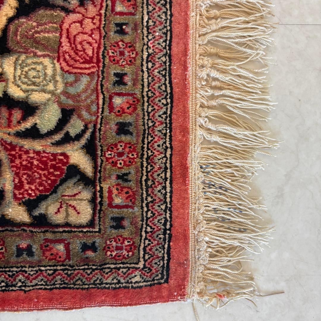 ペルシャ絨毯　コム産　シルク