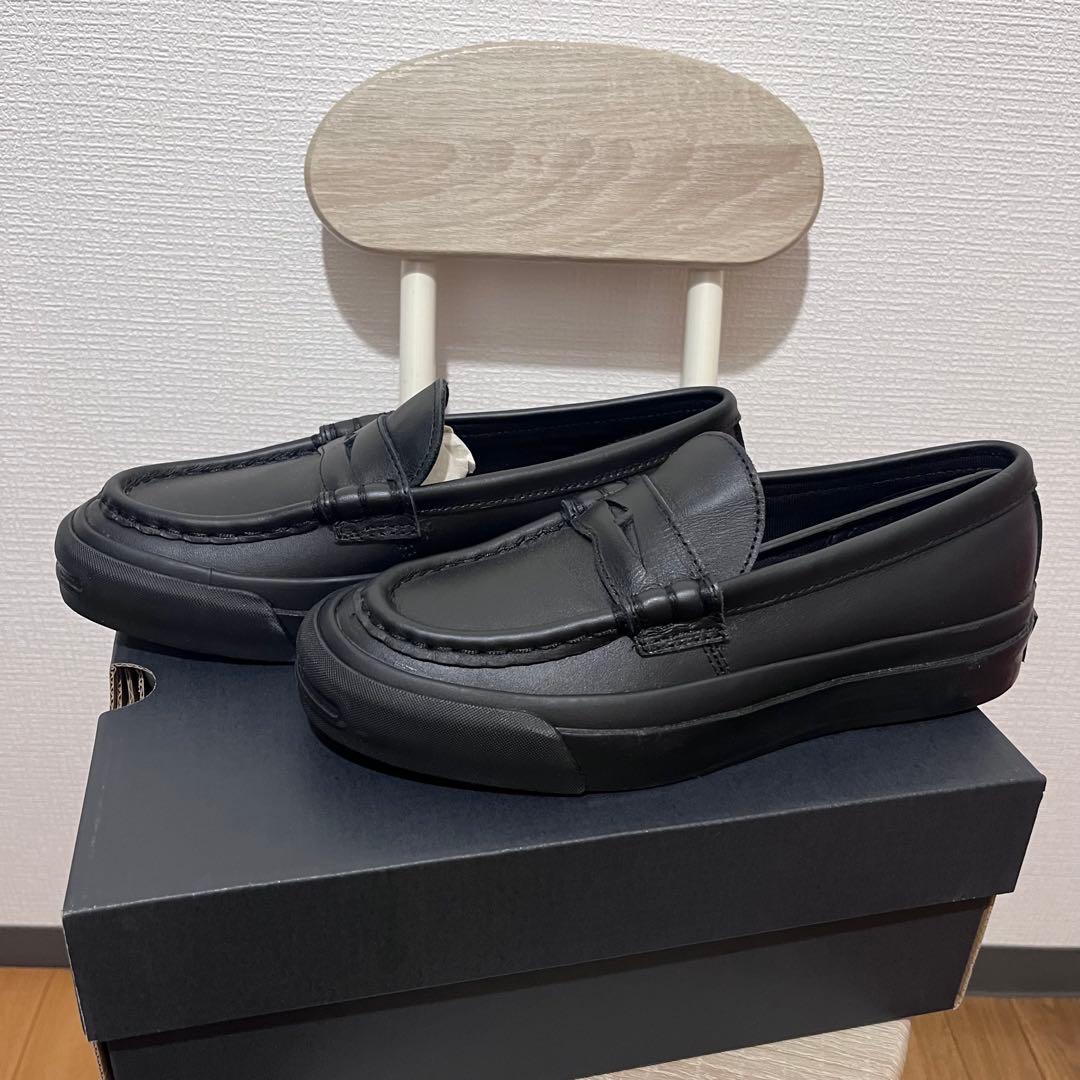 ジャックパーセル1935ローファー　25cm 即完売 ブラックモノクローム