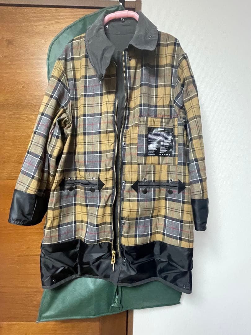 たかなさま　Barbour ボーダMWX2089GY93 国内正規品サイズ34