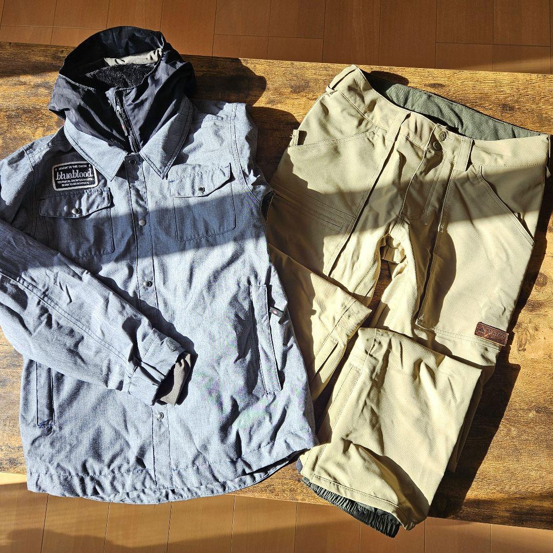 BURTON 等 スノーボードウェア スノボウェア 上下 セット スキー 防水